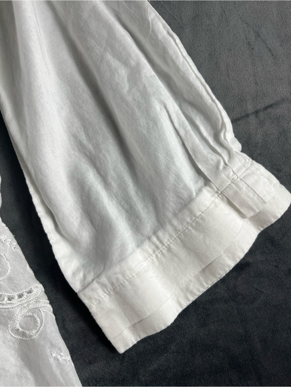 Coldwater Creek Women's Embroidered Tunic Peasant BOHO White Blouse Size 2X - Picture 11 of 13